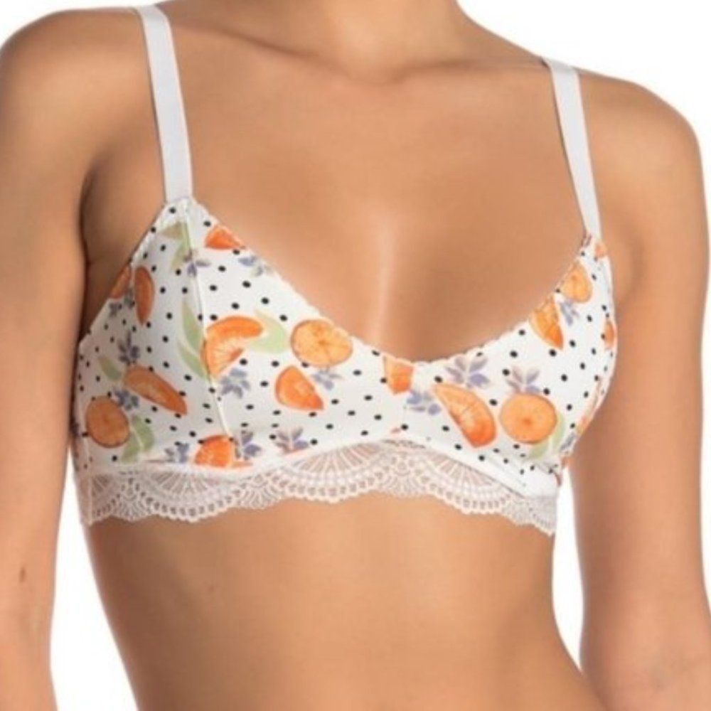 Free People Mari Printed Bralette  Size XS